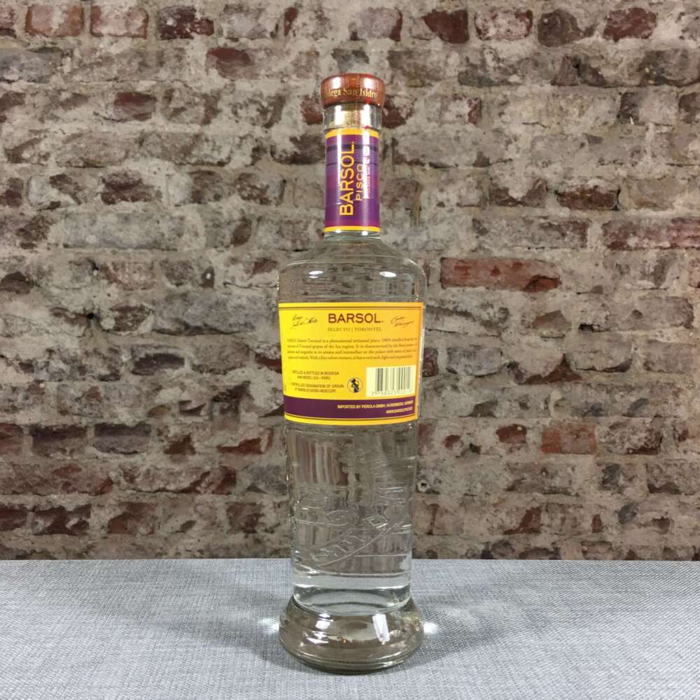 Barsol Selecto Torontel Pisco 41,3% 0,7l – Bild 2