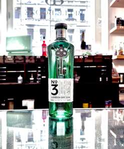 Produktbild No.3 London Dry Gin Alt-Attribut: No.3 London Dry Gin kaufen bei Belle Booze No.3 Gin & Tonic mit Grapefruitzeste Alt-Attribut: No.3 London Dry Gin mit Tonic Water und Grapefruit Flasche No.3 Gin mit Botanicals Alt-Attribut: No.3 London Dry Gin – Botanicals und klare Eleganz