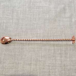 Alternative view of Classic Barspoon mit Muddler Kupfer 27cm