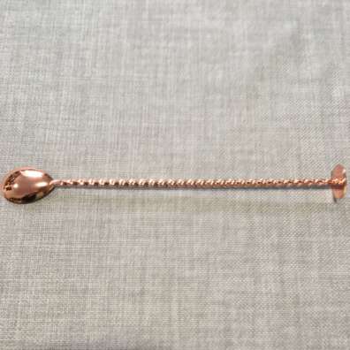 Alternative view of Classic Barspoon mit Muddler Kupfer 27cm