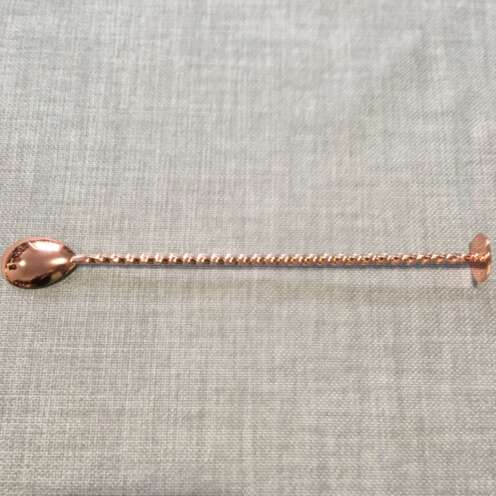 Alternative view of Classic Barspoon mit Muddler Kupfer 27cm