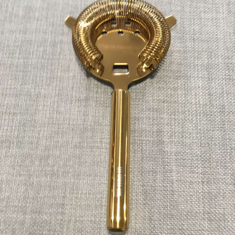 Hawthorne Biloxi Julep Strainer Gold