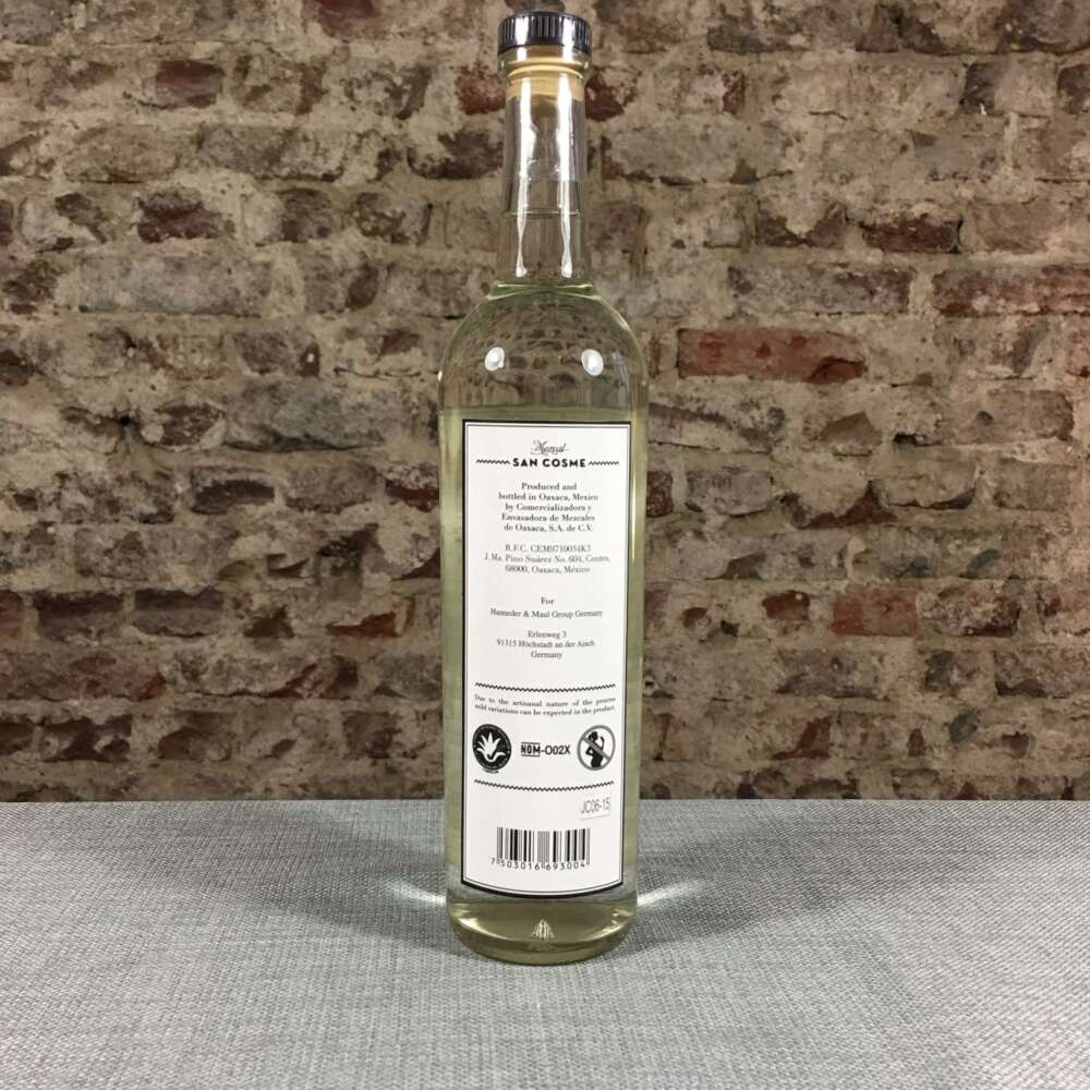 San Cosme Mezcal 40% 0,7l – Bild 2