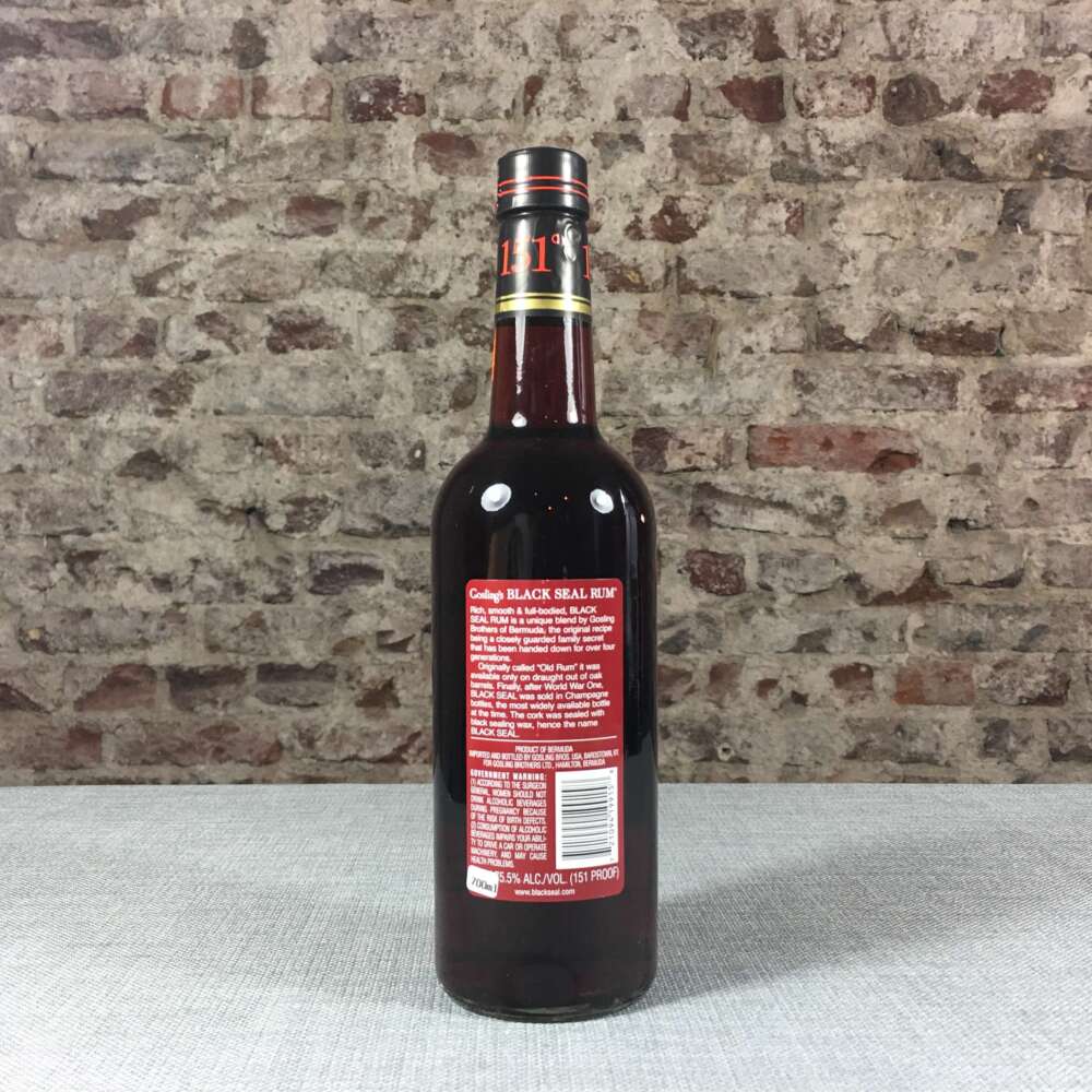 Goslings 151 Proof Black Seal 75,5% 0,7l – Bild 2