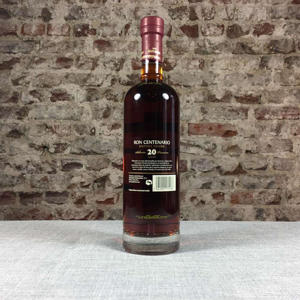 Centenario Fundacion Reserva Especial 20 Solera 40% 0,7l – Bild 3