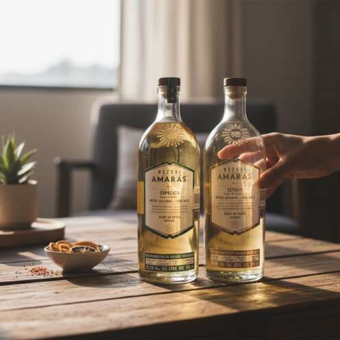 Alternative view of Amarás Espadin Mezcal 41% 0,7l