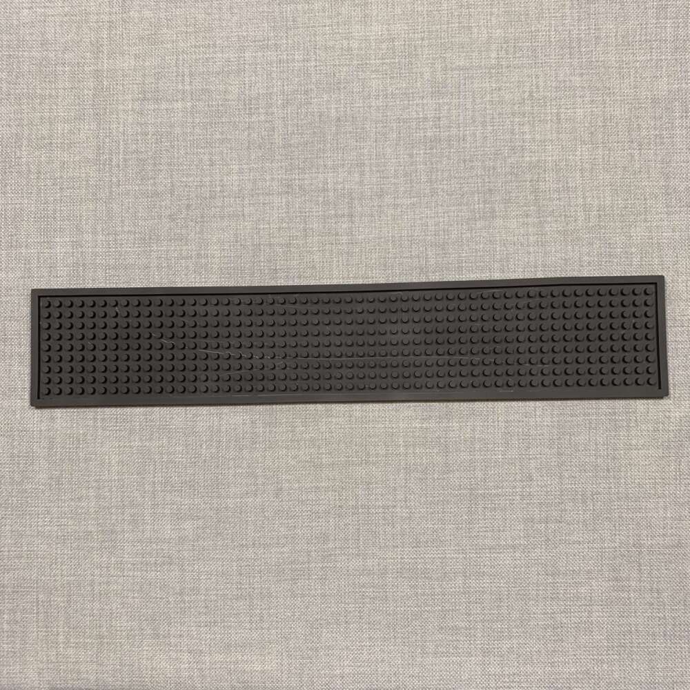Barmatte Lang schwarz (60x8cm)