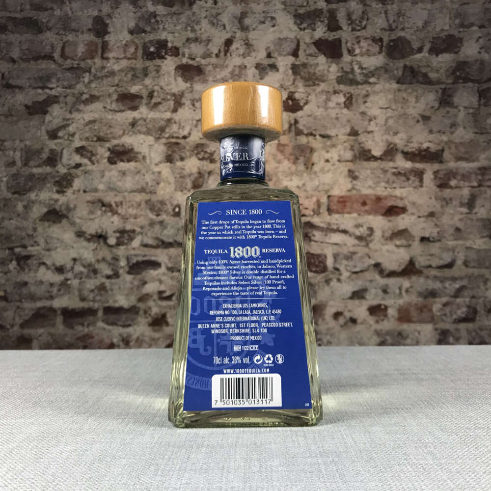 Tequila 1800 Reserva Silver  38% 0,7l – Bild 2