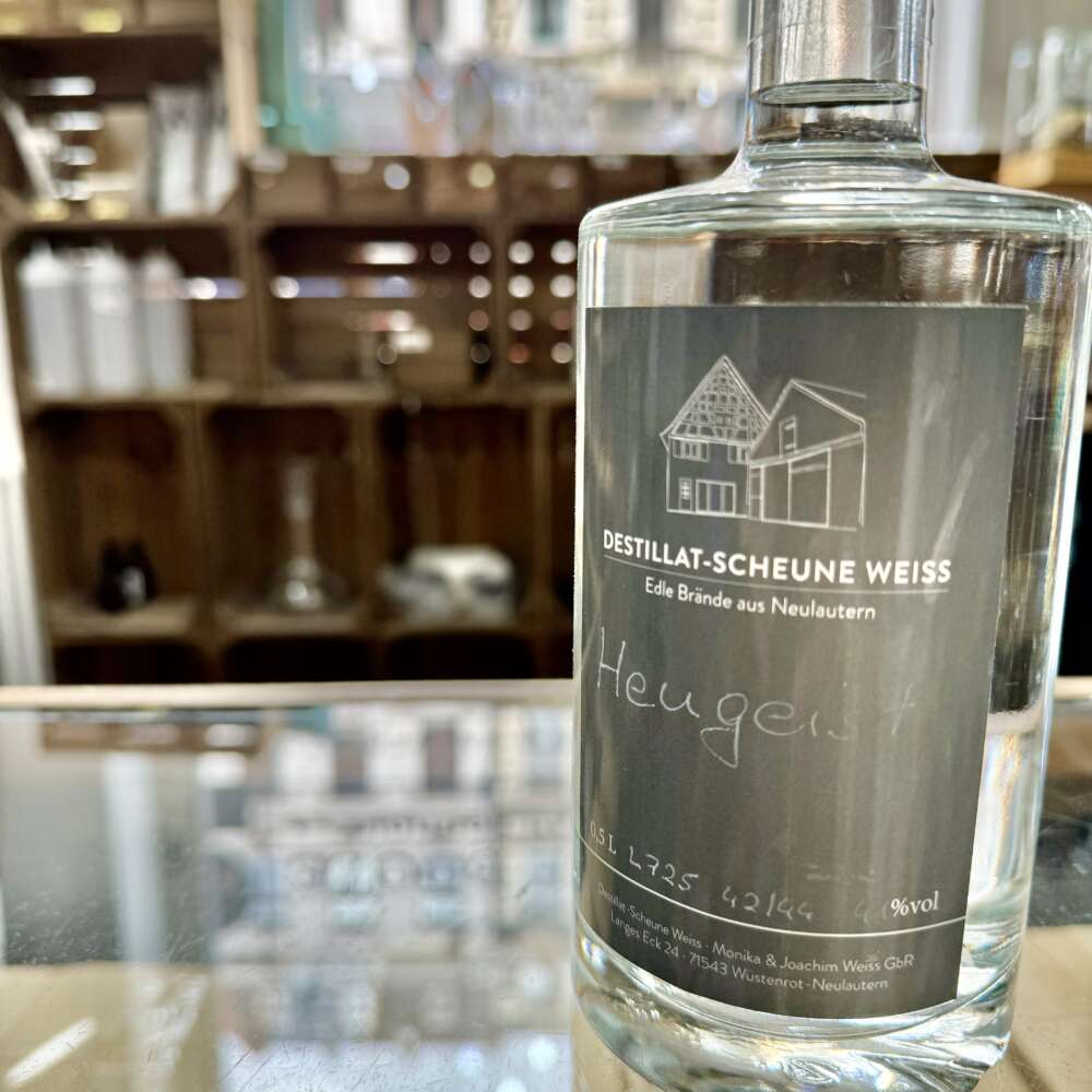Destillat Scheune Weiss Heugeist 40% 0,5l – Bild 2