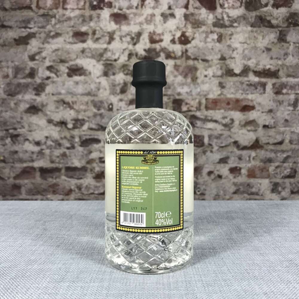 Distilleria Quaglia Doppio Carvi "Kümmel" 40% 0,7l – Bild 2