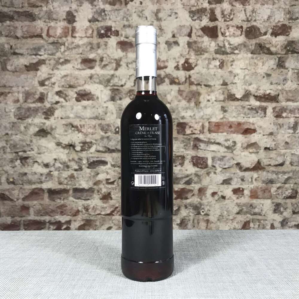 Merlet Crème De Fraise Likör "des Bois" 18% 0,7l – Bild 3