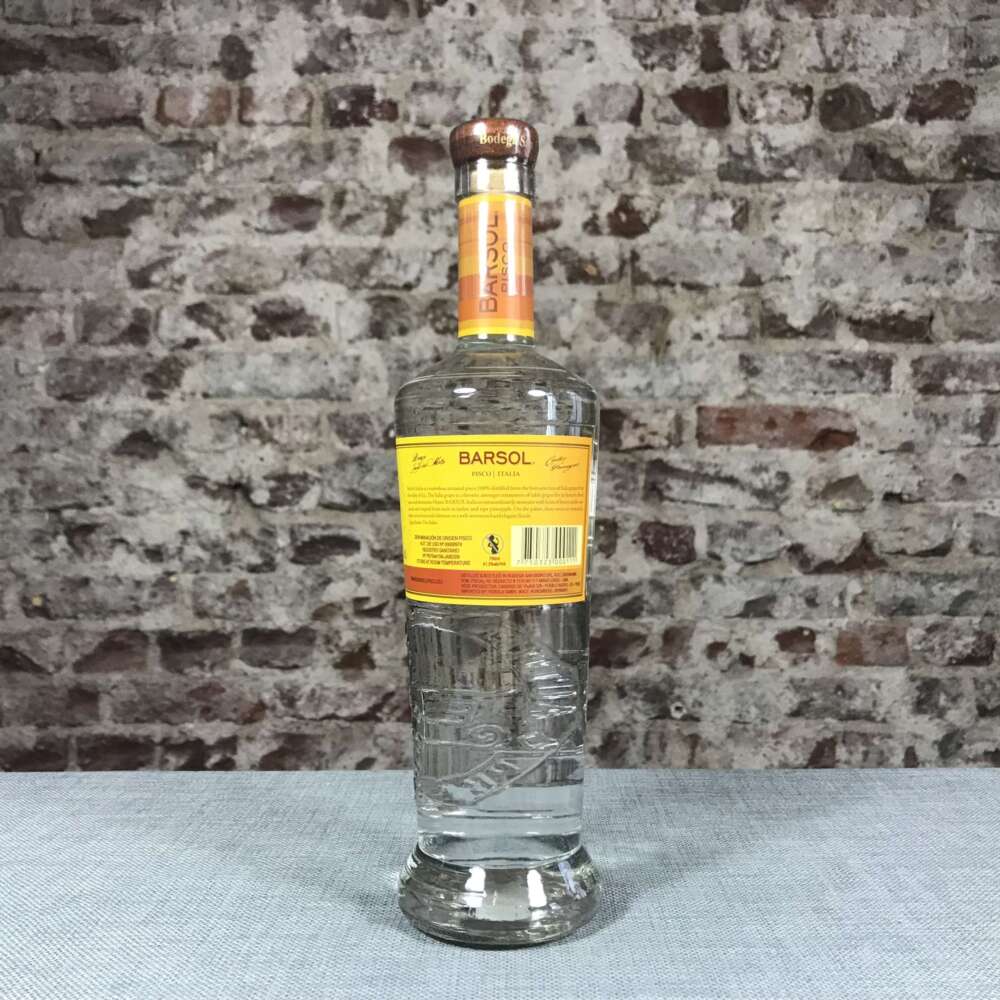 Barsol Selecto Italia Pisco 41,3% 0,7l – Bild 3