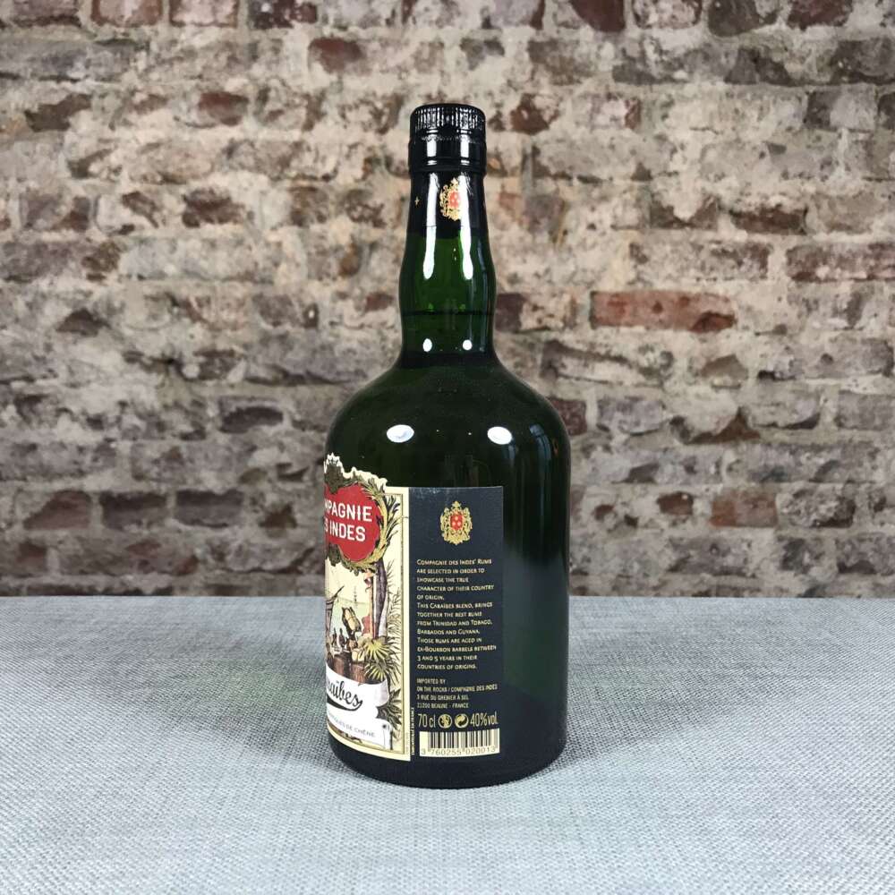 Compagnie Des Indes Caraïbes Rhum 40% 0,7l – Bild 2