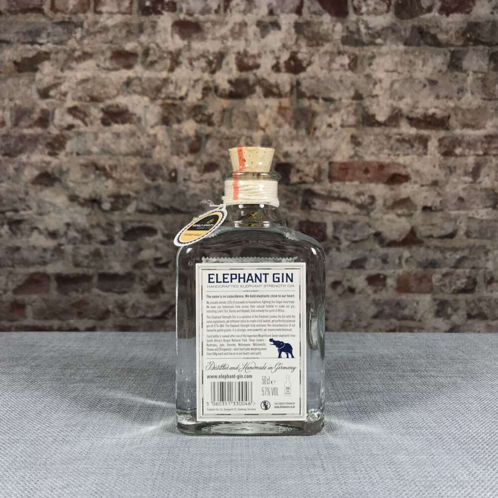 Elephant Gin 57% 0,5l – Bild 2