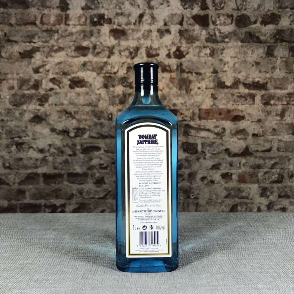 Bombay Saphire 40% 1l – Bild 2