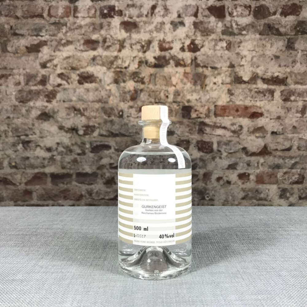 Faude feine Brände Gurkengeist 40% 0,5l – Bild 2