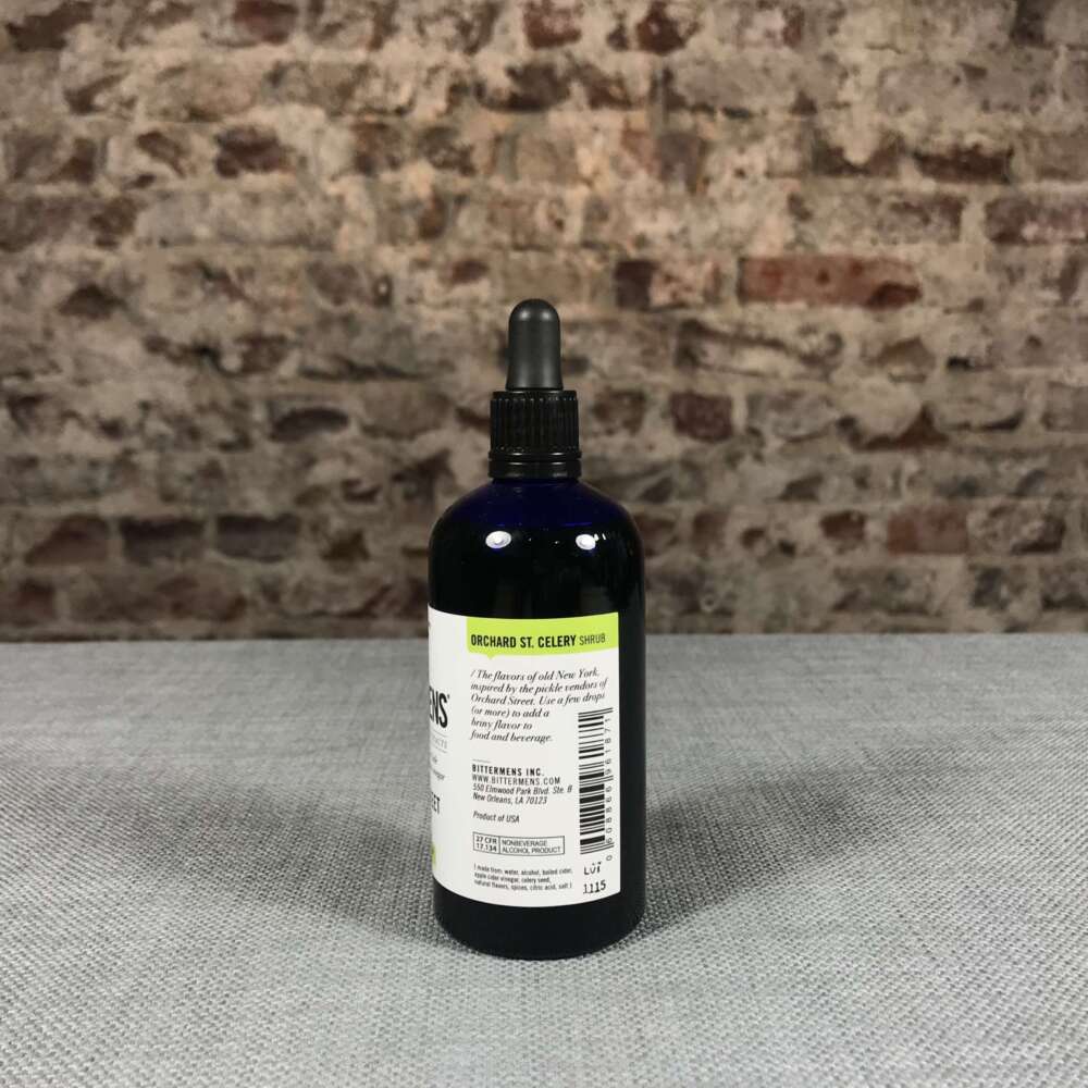 BITTERMENS Orchard Street Celery Shrub Bitters 44% 0,146l – Bild 2