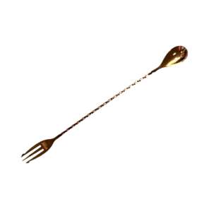 Trident/ Fork Barspoon Gold 30cm