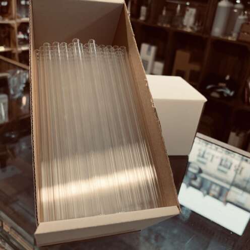 Alternative view of Jakobsen Design 1er Straws/Trinkhalm/ Strohhalm aus Glas Kurz