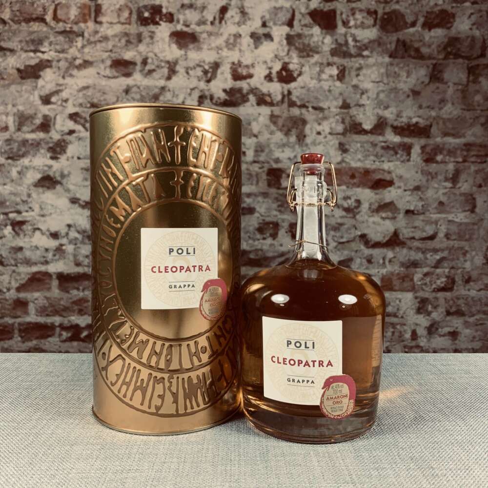 Grappa Poli Cleopatra Amarone Oro 40% 0,7l – Bild 2