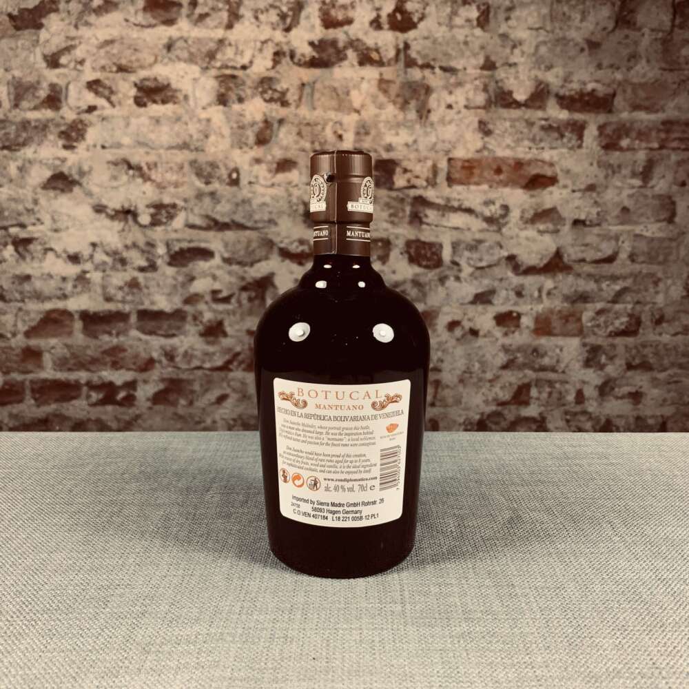 Botucal Mantuano Ron extra Anejo 40% 0,7l – Bild 2