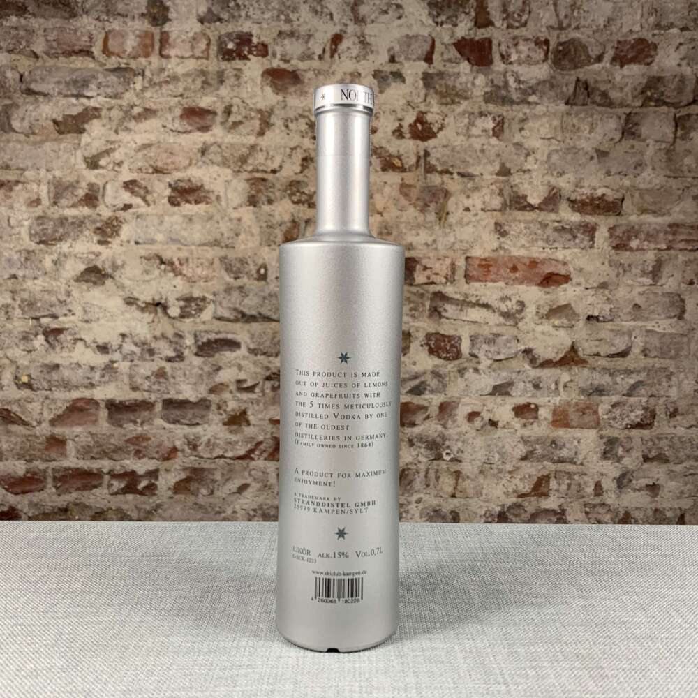 Ski Kampen North Sea Water Silver Lemon Vodka Likör 15% 0,7l – Bild 2
