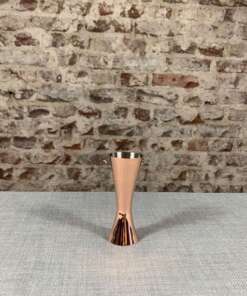 Aero® Kupfer Cocktail Jigger – Hochwertiges Barmaß aus Edelstahl mit polierter Kupferbeschichtung und einzigartigem Design. Jetzt im Belle Booze Shop in Köln kaufen!​ Keyphrase Aero® Kupfer Cocktail Jigger 20ml/40ml​