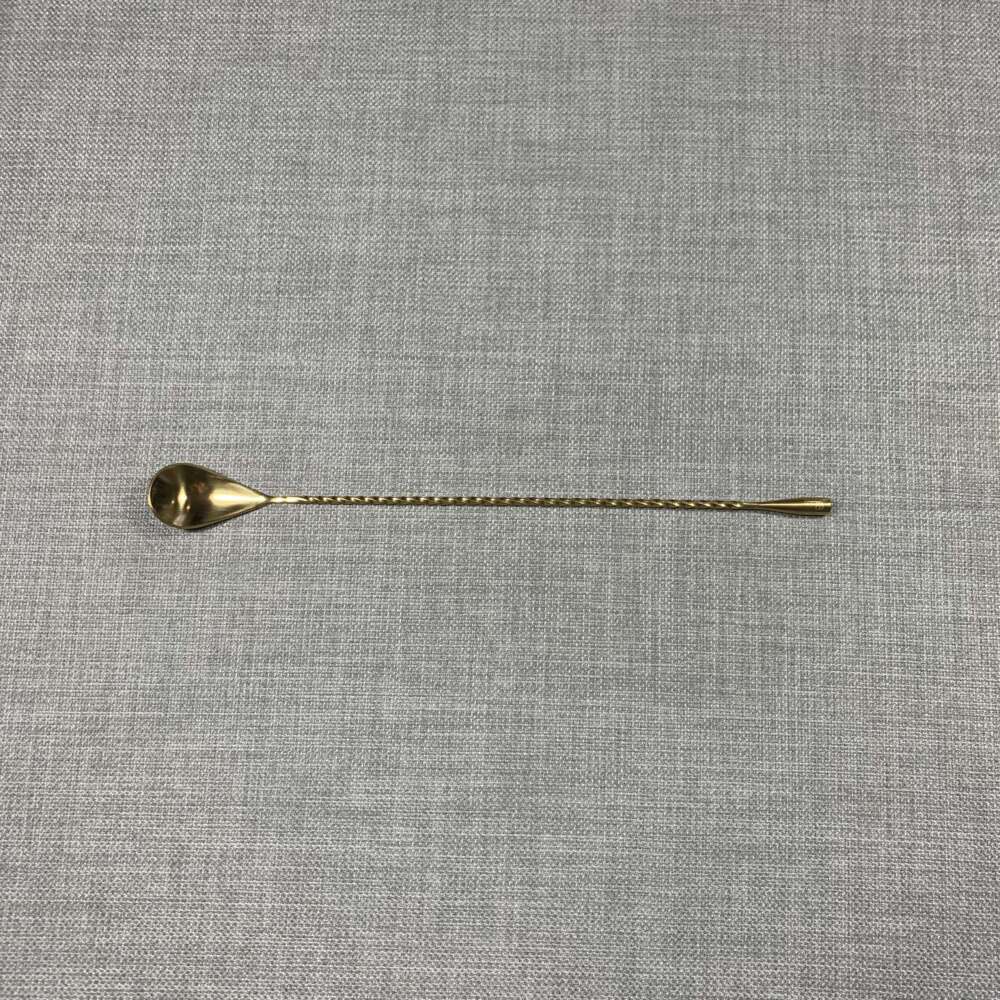 Teardrop Barspoon Gold 30cm