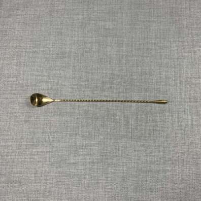 Teardrop Barspoon Gold 30cm