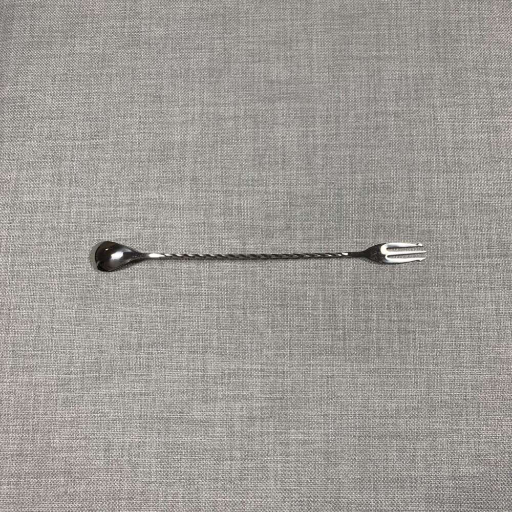 Trident/ Fork Barspoon Edelstahl 30cm – Bild 2
