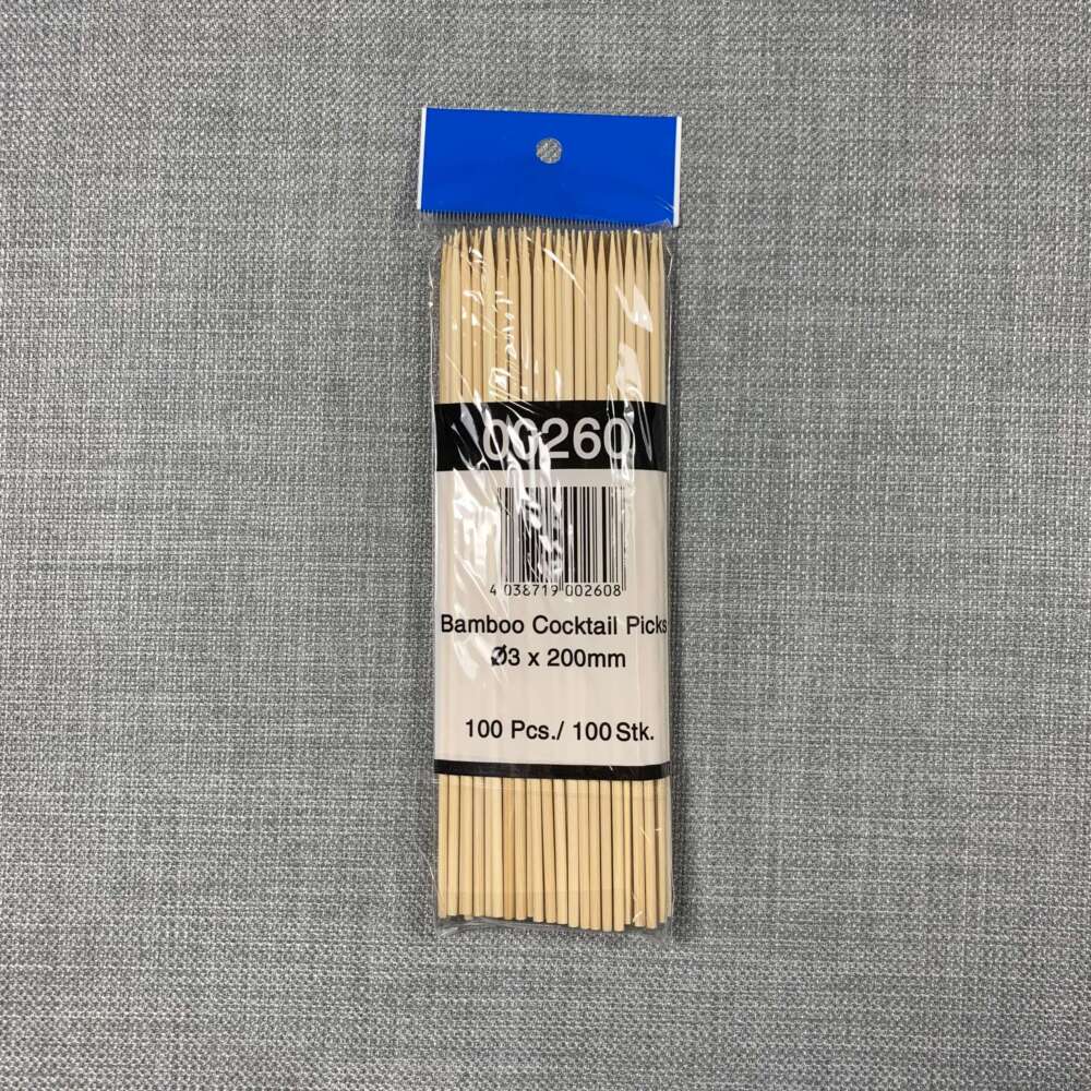 Bamboo Cocktail Picks "Holzspieße" Lang 20cm