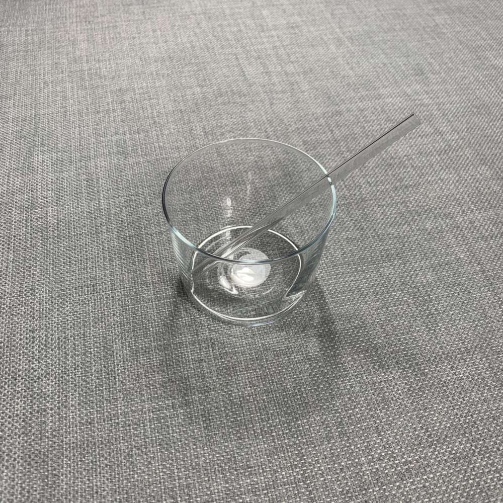 Jakobsen Design 1er Straws/Trinkhalm/ Strohhalm aus Glas Kurz – Bild 3