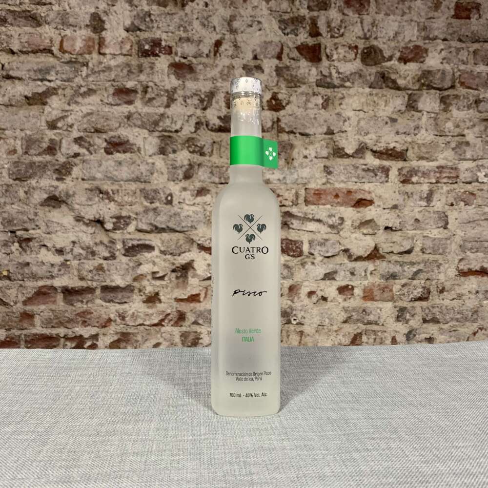 Cuatro G´s Mosto Verde Italia Pisco 40% 0,7l