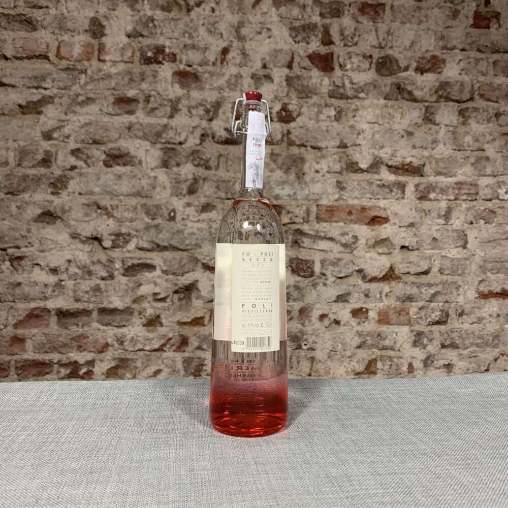 Grappa Poli  Secca Dry (Merlot) 40% 0,7l – Bild 2