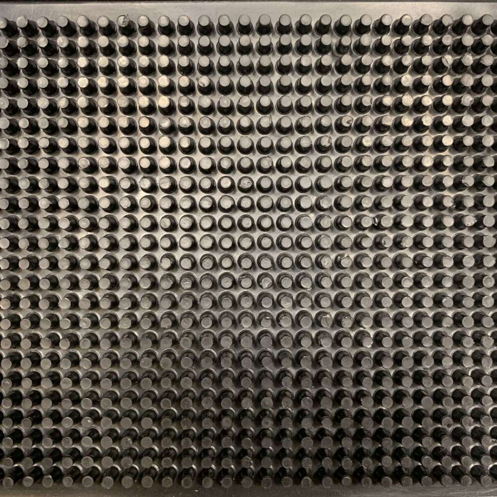 Barmatte schwarz Groß (45x30cm) – Bild 2