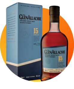 Produktbild The GlenAllachie 15 Jahre Single Malt Alt-Attribut: The GlenAllachie 15 Jahre Single Malt Whisky kaufen bei Belle Booze Glas mit GlenAllachie 15 & dunklem Sherry-Ton Alt-Attribut: GlenAllachie 15 Jahre Single Malt mit Sherry Aromen im Glas Flasche GlenAllachie 15 vor Sherry-Fässern oder Weinkeller Kulisse Alt-Attribut: The GlenAllachie 15 Jahre – gereift in PX und Oloroso Sherry-Fässern