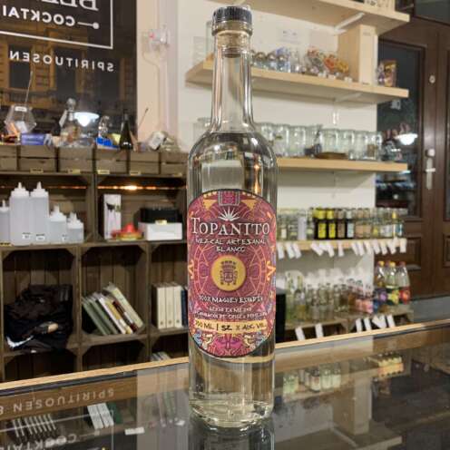 Topanito Mezcal Blanco 100% Agave 52% 0,7l