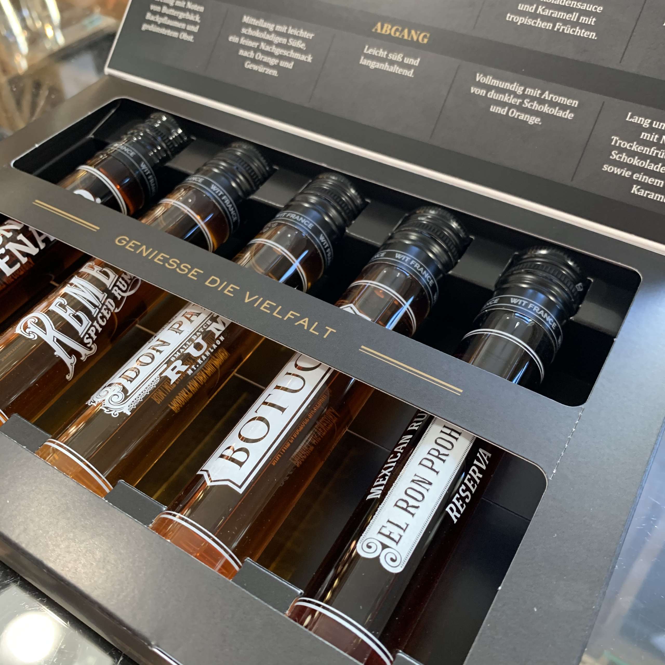 Rum Set Tasting Selection 5x 0,05l Belle Booze Cocktail Boutique