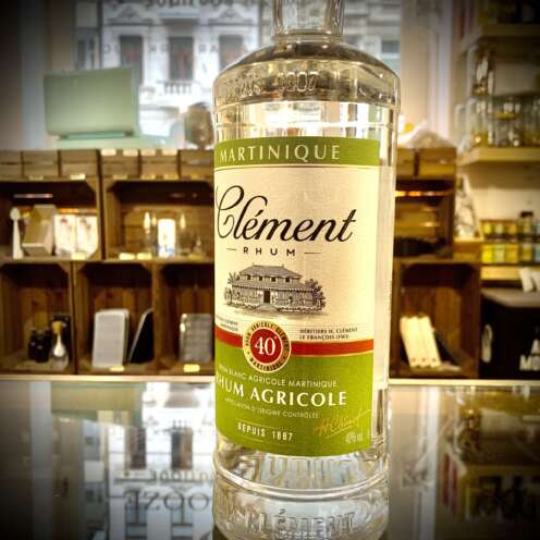 Alternative view of Clement Rhum Agricole Blanc 40% 0,7l