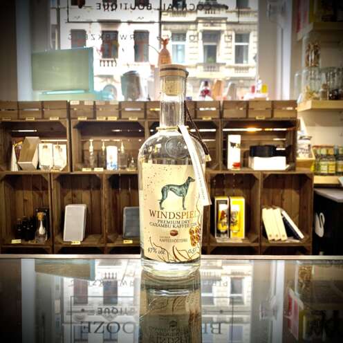 Windspiel Caxambu Kaffee Gin 47% 0,5l