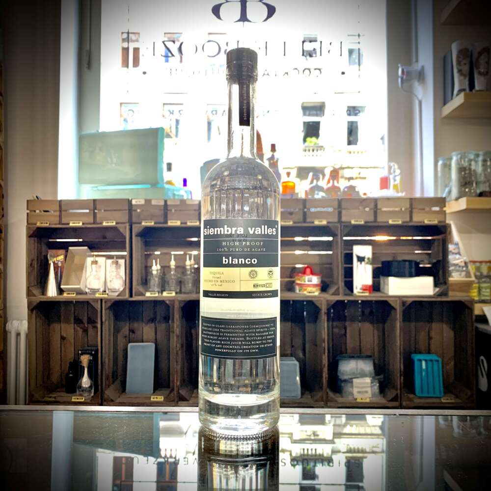 Tequila Siembra Valles Blanco High Proof 100% Agave 47% 0,7l