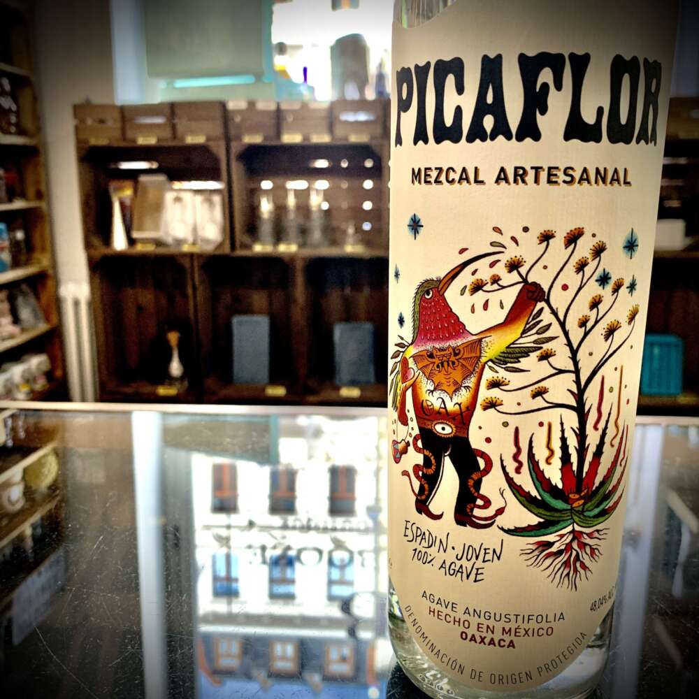 Mezcal Picaflor Espadin Artesanal 48,04% 0,7l – Bild 2