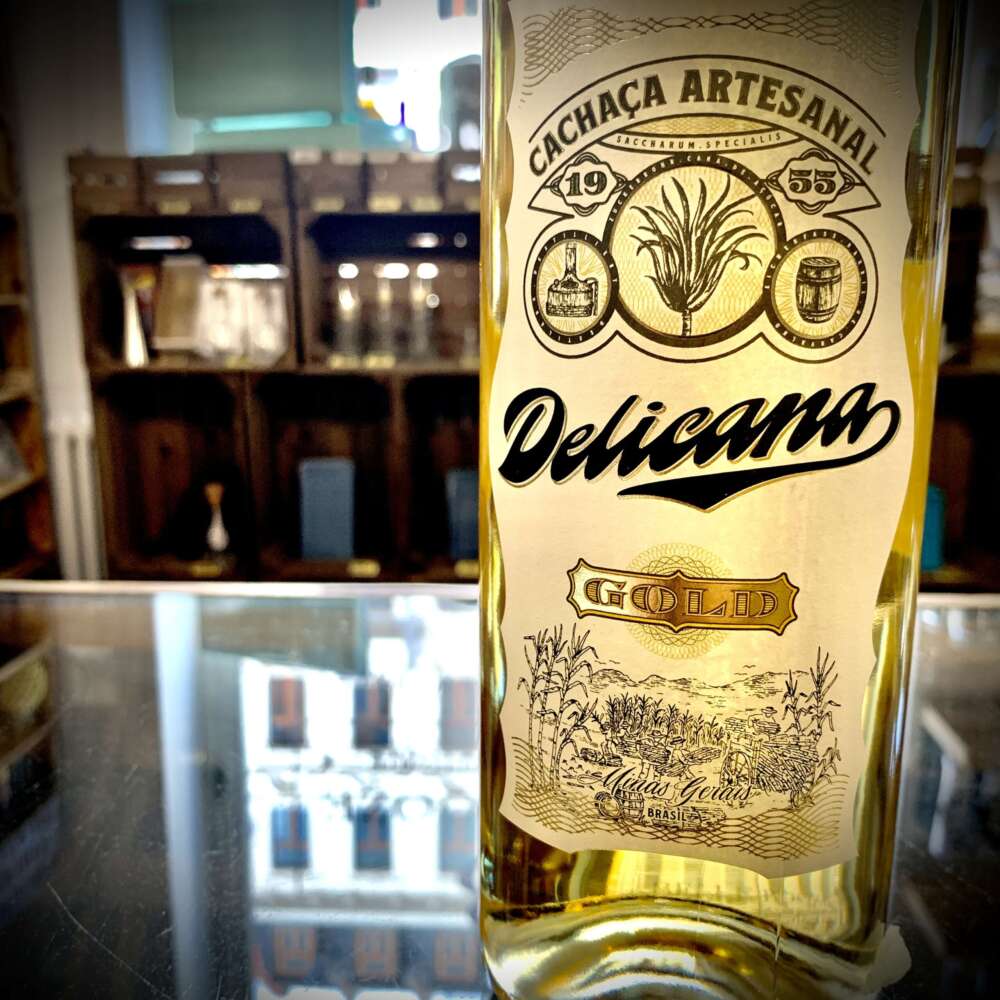 Delicana Gold Cachaca 38% 1l – Bild 2