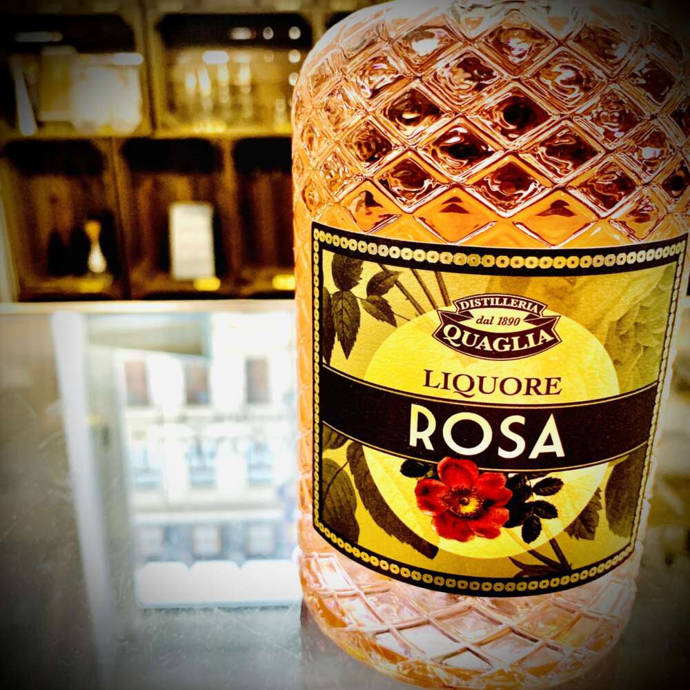 Distilleria Quaglia Rosa 25% 0,7l – Bild 2