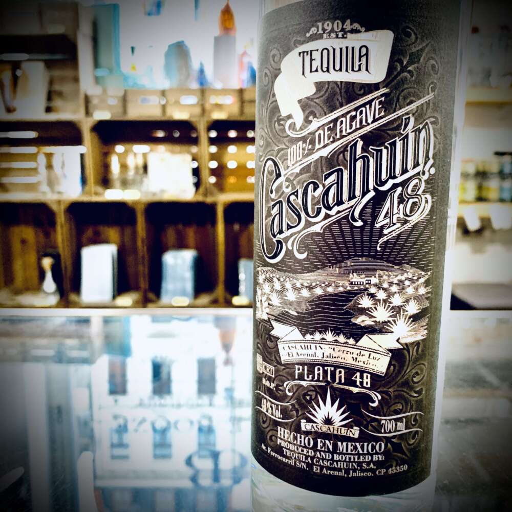 Tequila Cascahuin Plata 100% Agave 48% 0,7l – Bild 2