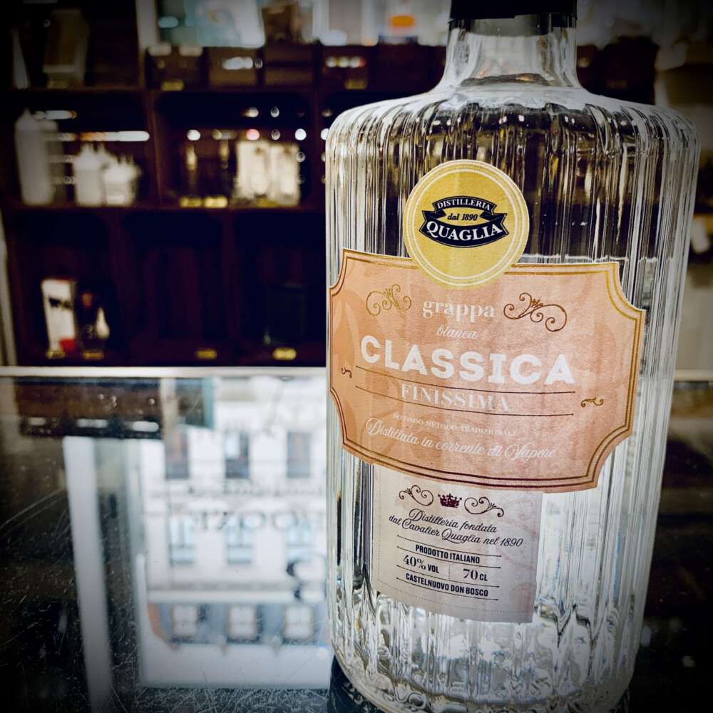 Distilleria Quaglia Grappa 40% 0,7l – Bild 2