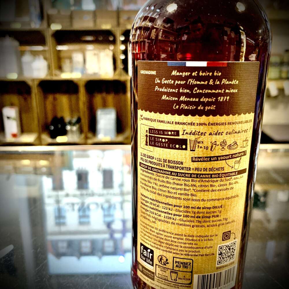 Maison Meneau Grenadine Sirop "Granatapfel" Sirup 0,5l – Bild 3