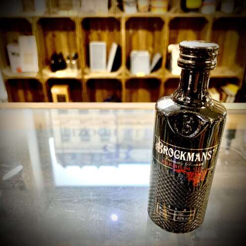 Alternative view of Brockman's Gin Miniatur 40% 0,05l