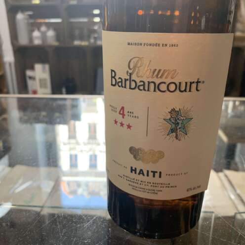 Alternative view of Barbancourt 4 Yo Rhum 40% 0,7l