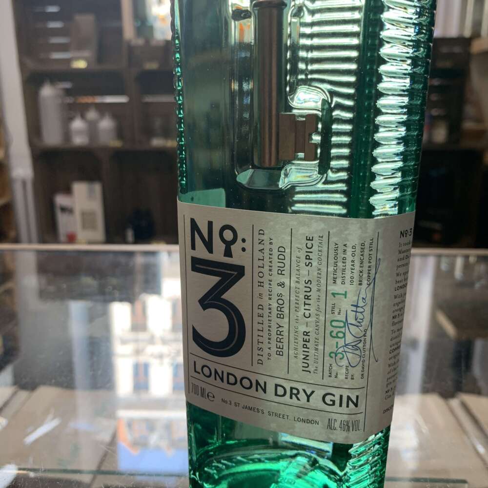 London No. 3 Berry Bros. Rudd London Dry Gin 46% 0,05l – Bild 3